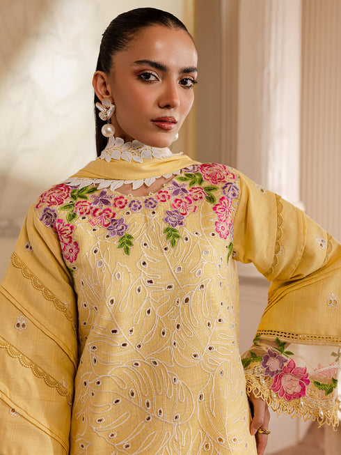 Parishay | Mira Winter | MW-01 | 3 PC Khaddar - Riwayat-e-Khas