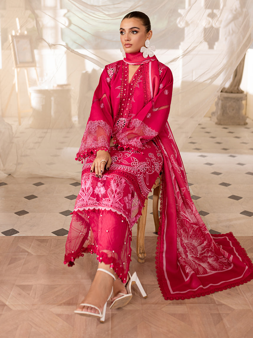 Parishay | Mira Winter | MW-02 | MW-05 | 3 PC Crepe - Riwayat-e-Khas