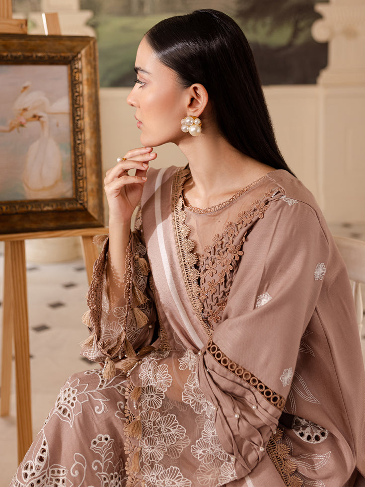 Parishay | Mira Winter | MW-06 | 3 PC Crepe - Riwayat-e-Khas
