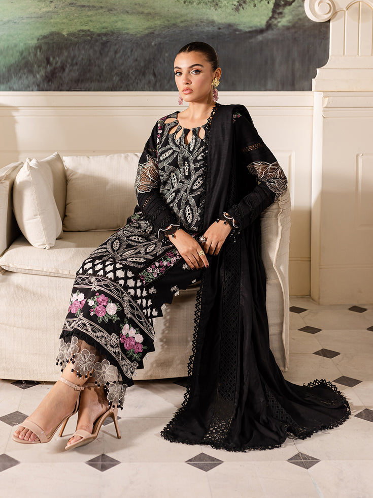 Parishay | Mira Winter |  MW-07 | 3 PC Crepe - Riwayat-e-Khas