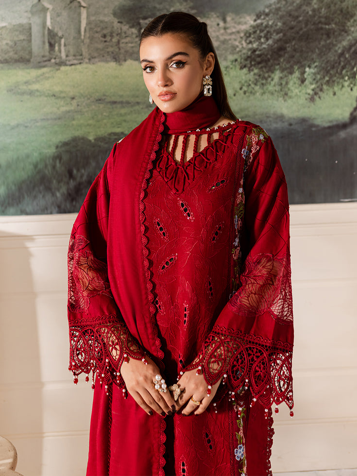 Parishay | Mira Winter | MW-08 | 3 PC Crepe - Riwayat-e-Khas