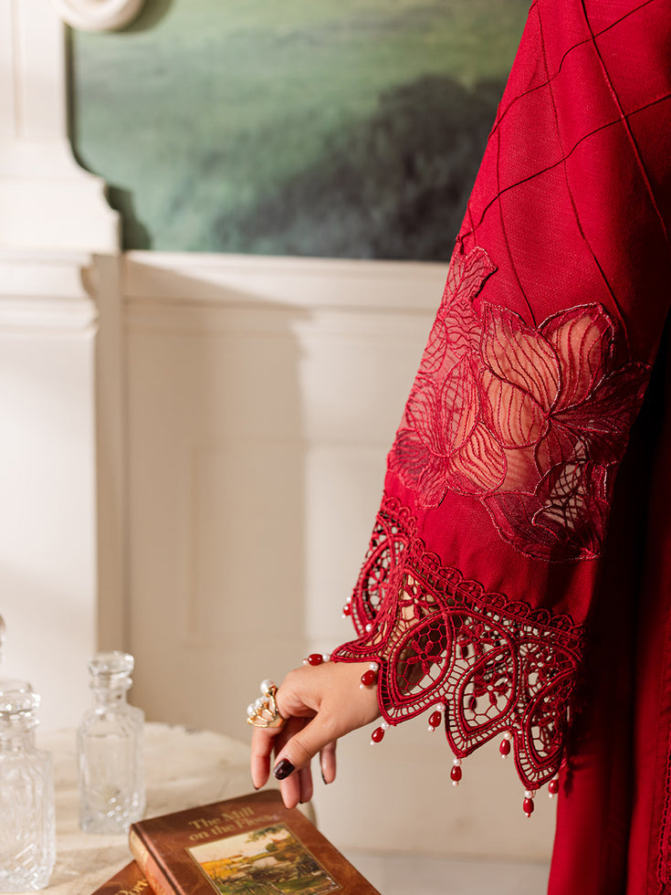 Parishay | Mira Winter | MW-08 | 3 PC Crepe - Riwayat-e-Khas