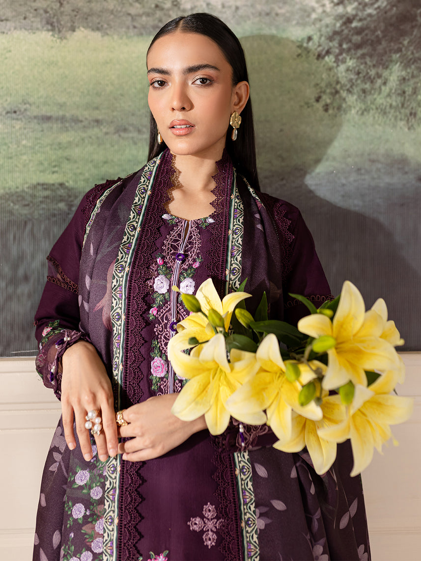 Parishay | Mira Winter | MW-10 | 3 PC Crepe - Riwayat-e-Khas