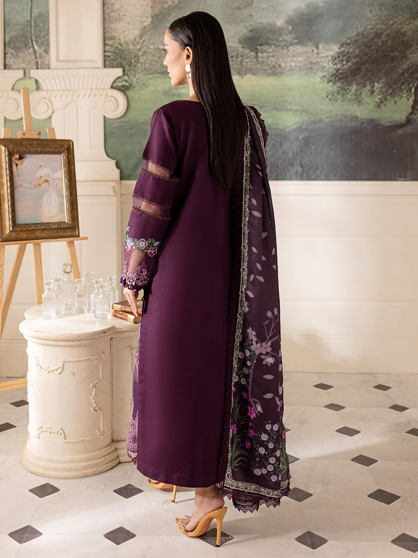 Parishay | Mira Winter | MW-10 | 3 PC Crepe - Riwayat-e-Khas