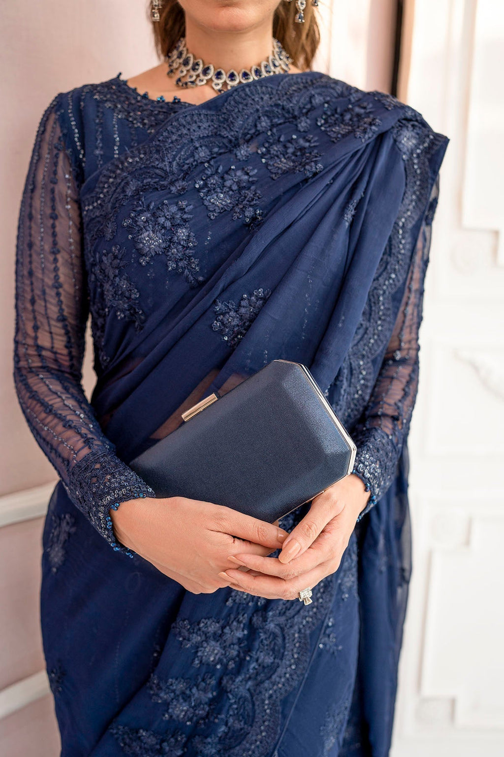 Motifz-4120-CASPARA EMBROIDERED BEMBERG CHIFFON - Riwayat-e-khas