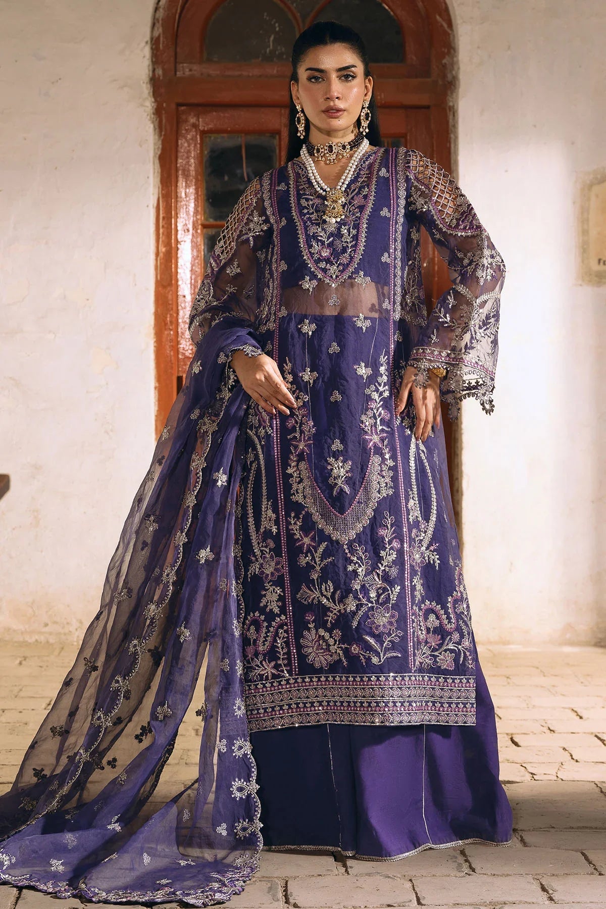 Motifz | EMBROIDERED ORGANZA | 4811-DAISHA