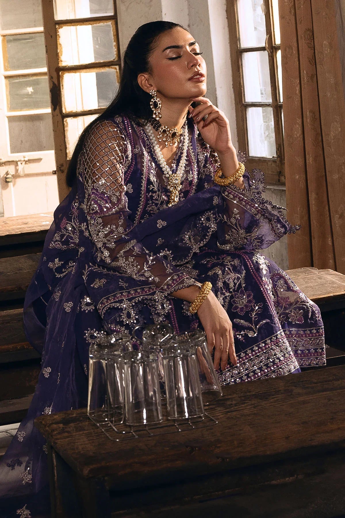 Motifz | EMBROIDERED ORGANZA | 4811-DAISHA