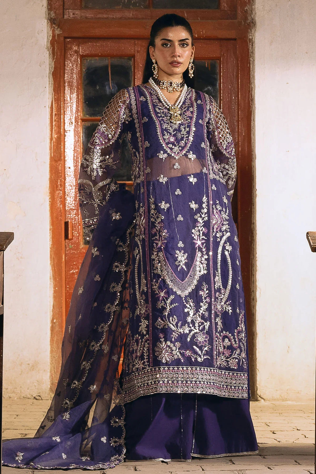 Motifz | EMBROIDERED ORGANZA | 4811-DAISHA