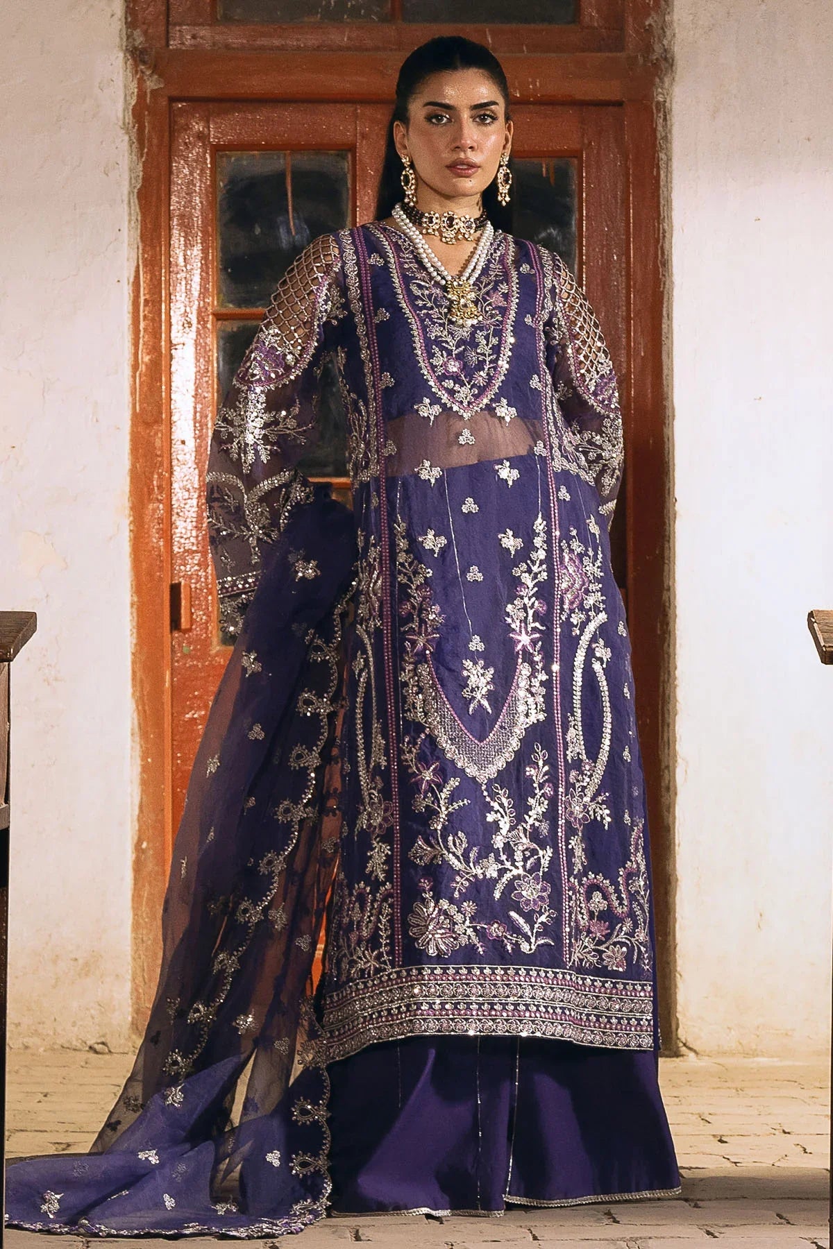 Motifz | EMBROIDERED ORGANZA | 4811-DAISHA