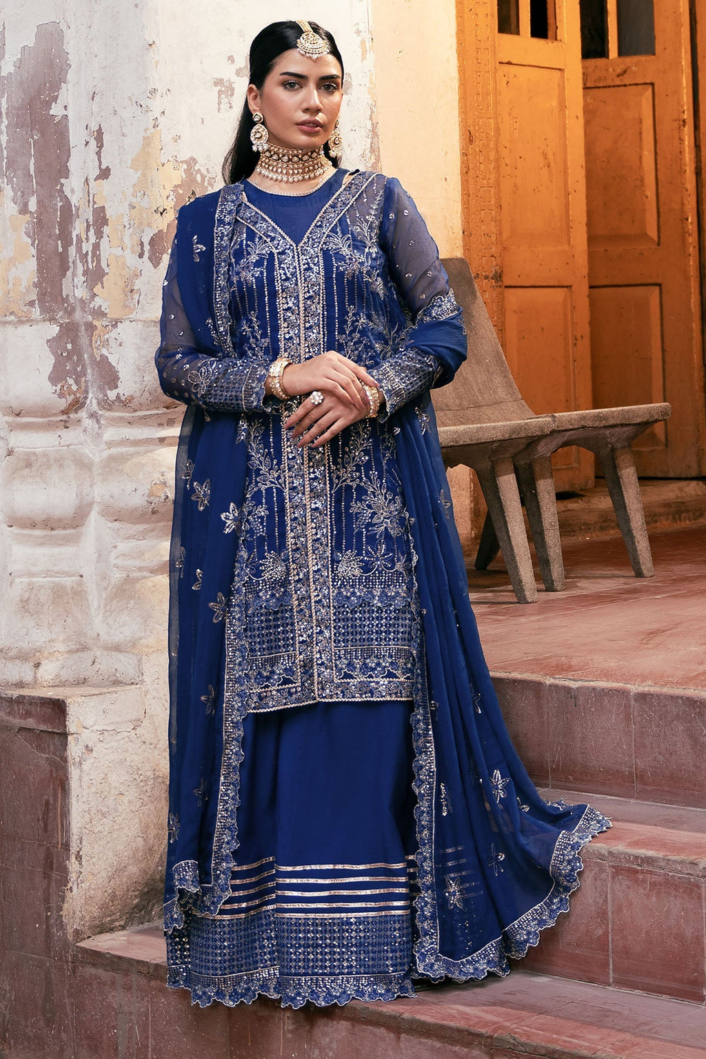 Motifz | EMBROIDERED ORGANZA | 4813-JASMIN