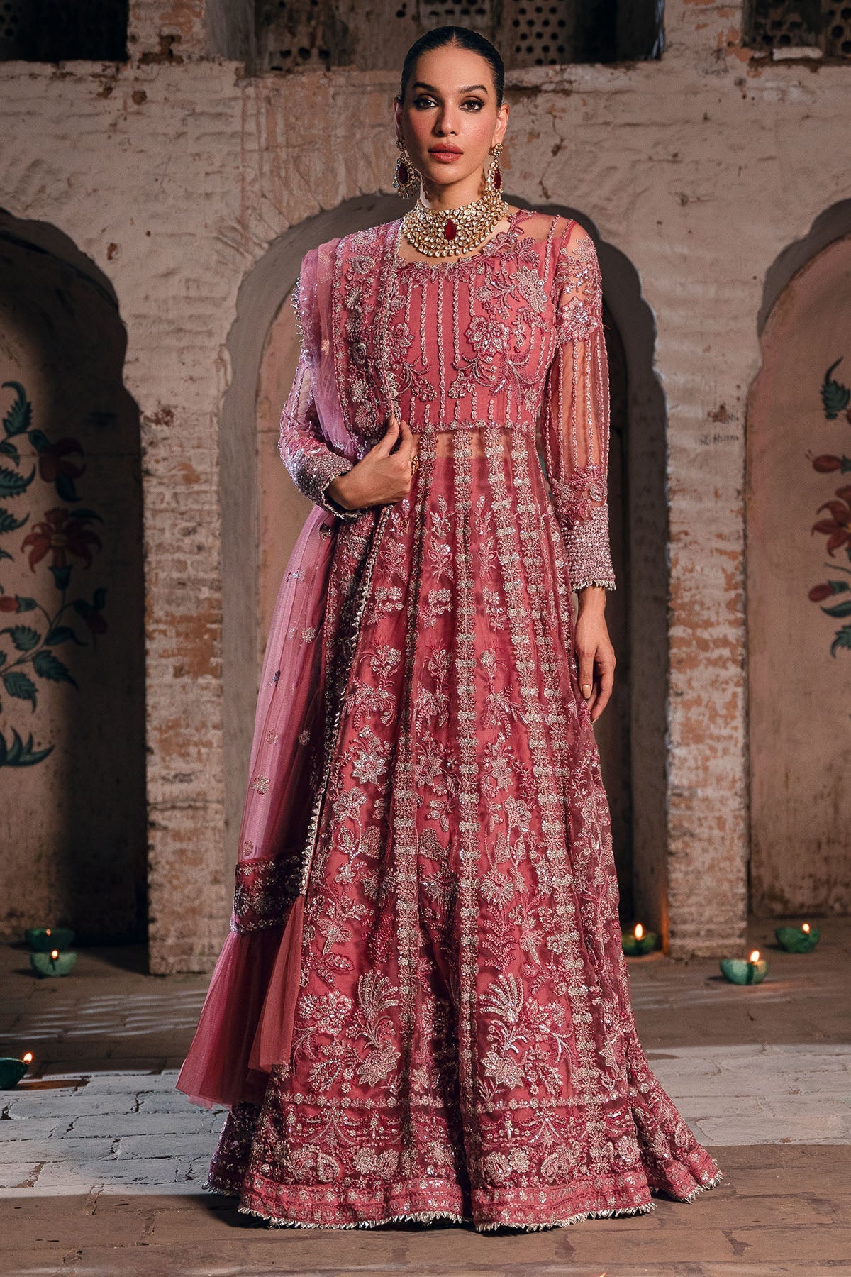 Motifz | EMBROIDERED SILK NET | 4827-RAYAH