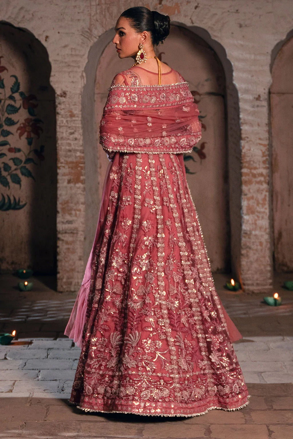 Motifz | EMBROIDERED SILK NET | 4827-RAYAH