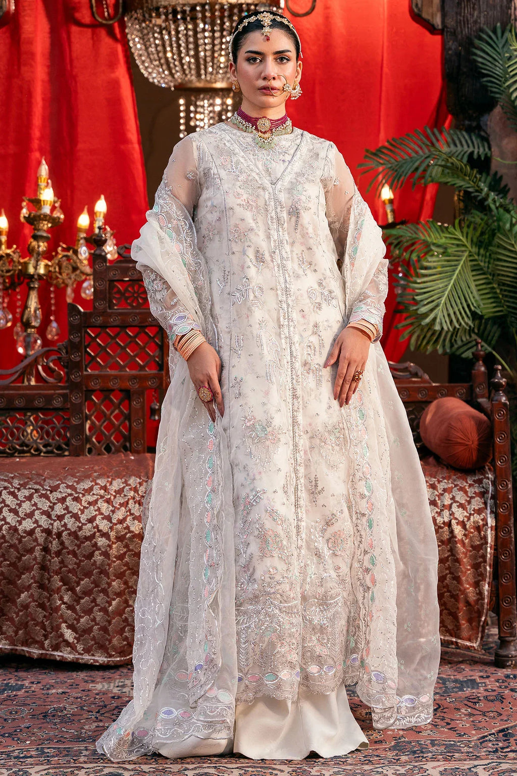 Motifz | EMBROIDERED ORGANZA | 4829-GULNAAR