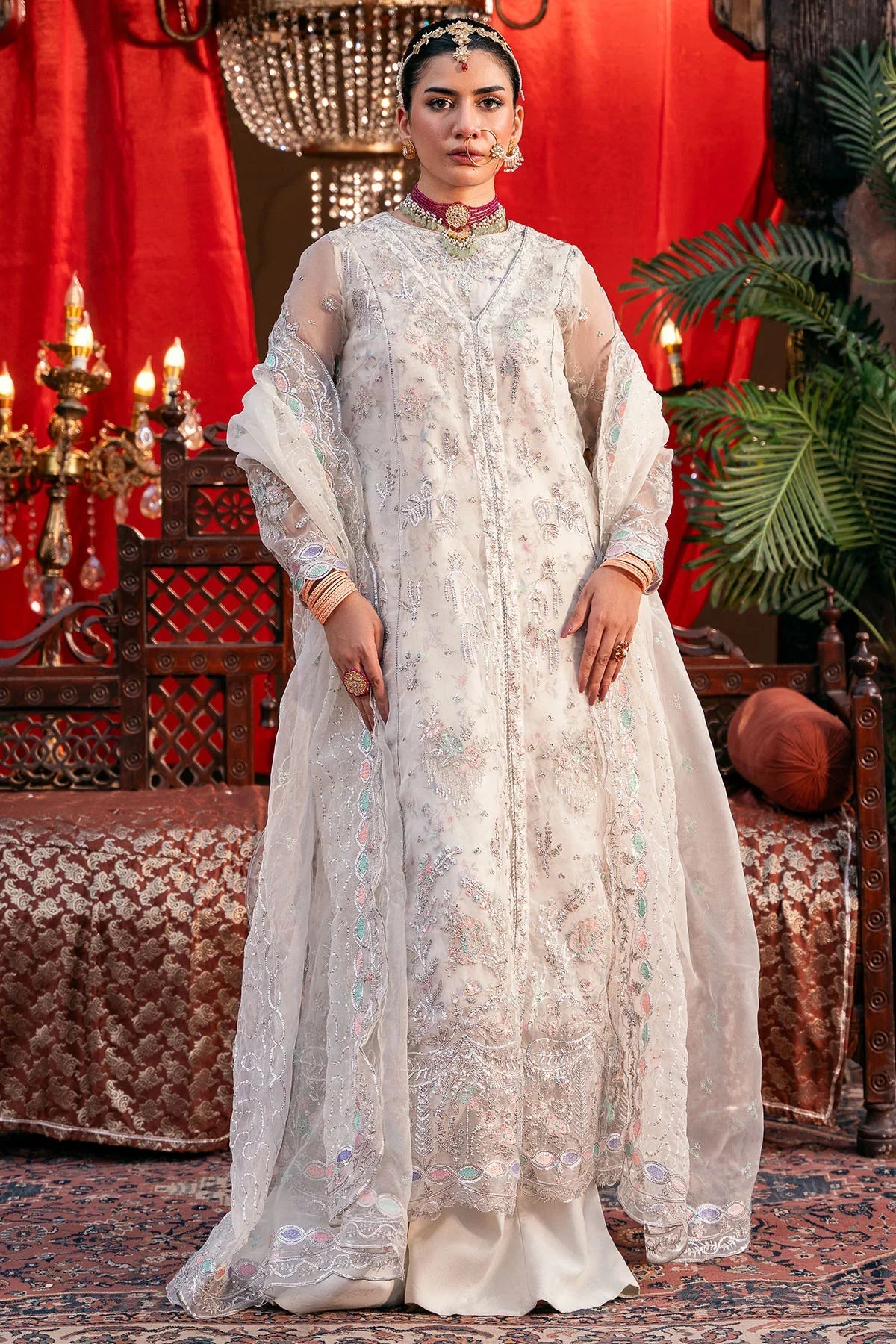 Motifz | EMBROIDERED ORGANZA | 4829-GULNAAR