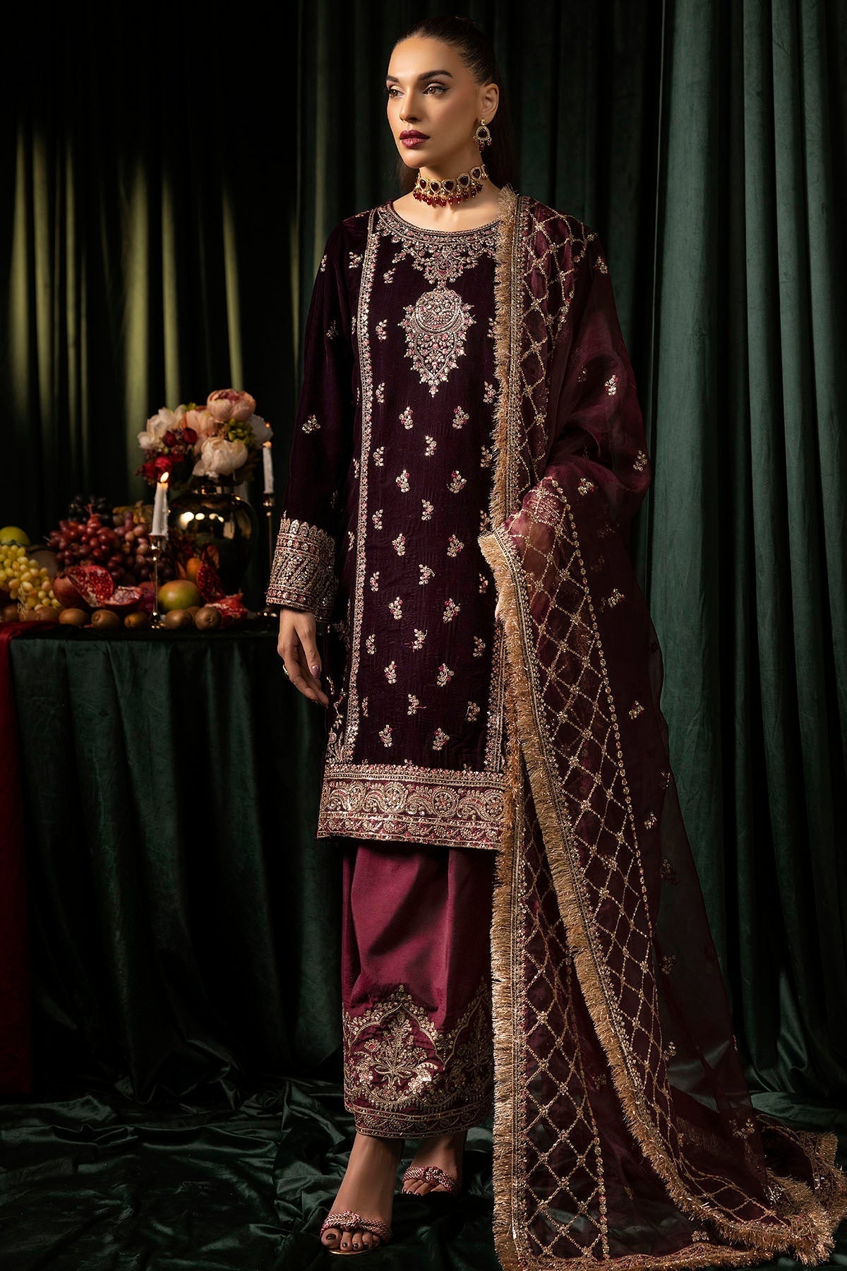 Motifz | Velvet Formals | 5095-MAZNEEN