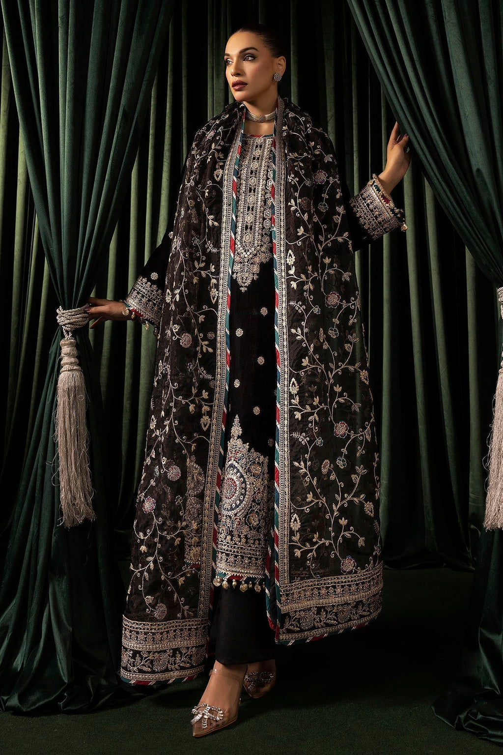 Motifz | Velvet Formals | 5098-FARZEEN - House Of Anaya