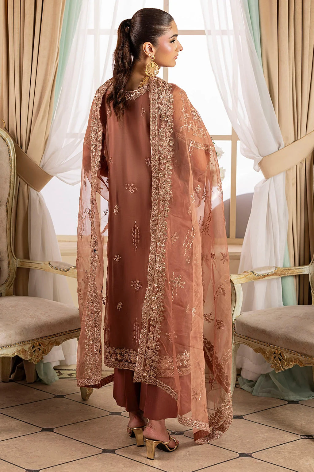 Motifz | EMBROIDERED ORGANZA | 5136-JOURNEE