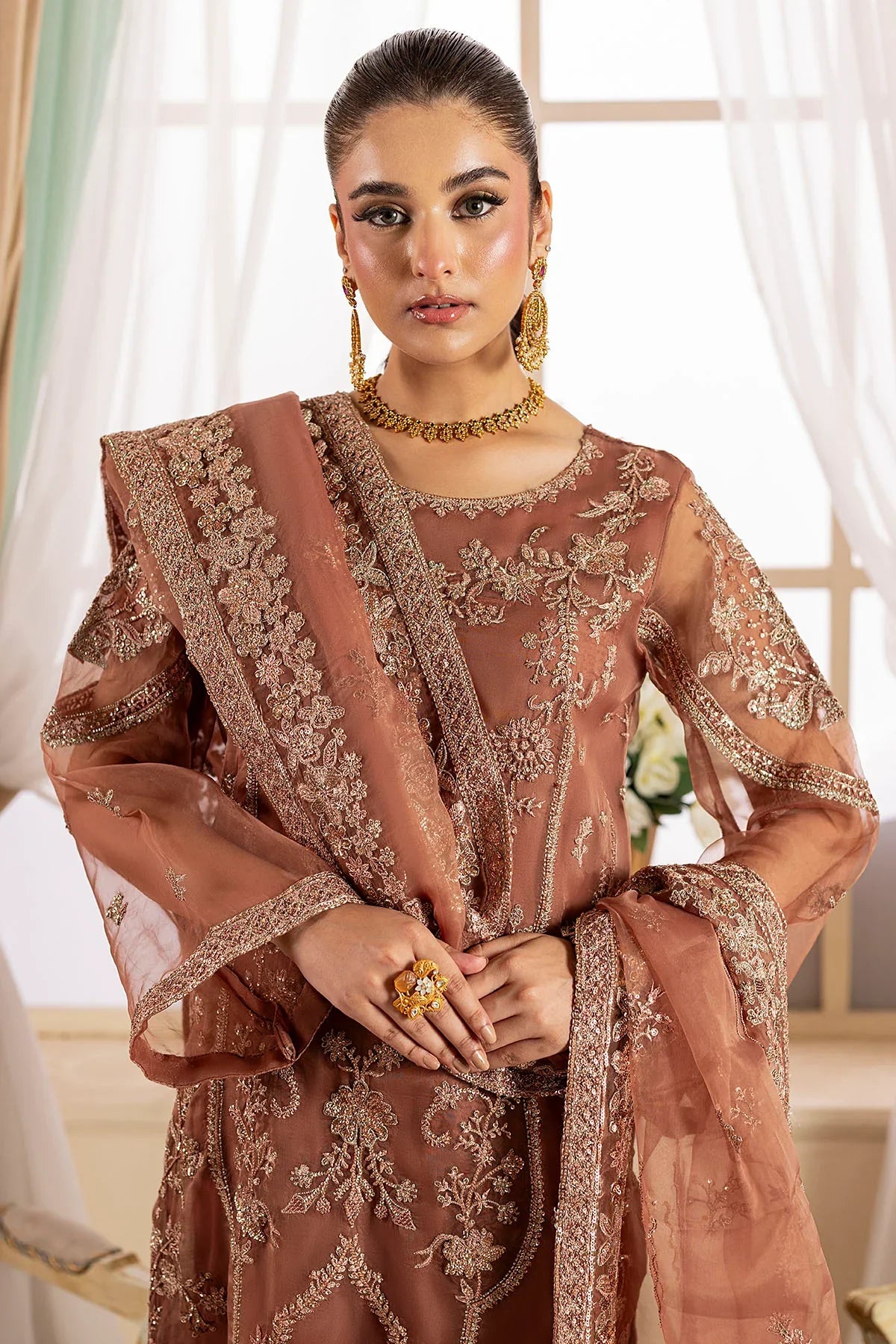 Motifz | EMBROIDERED ORGANZA | 5136-JOURNEE