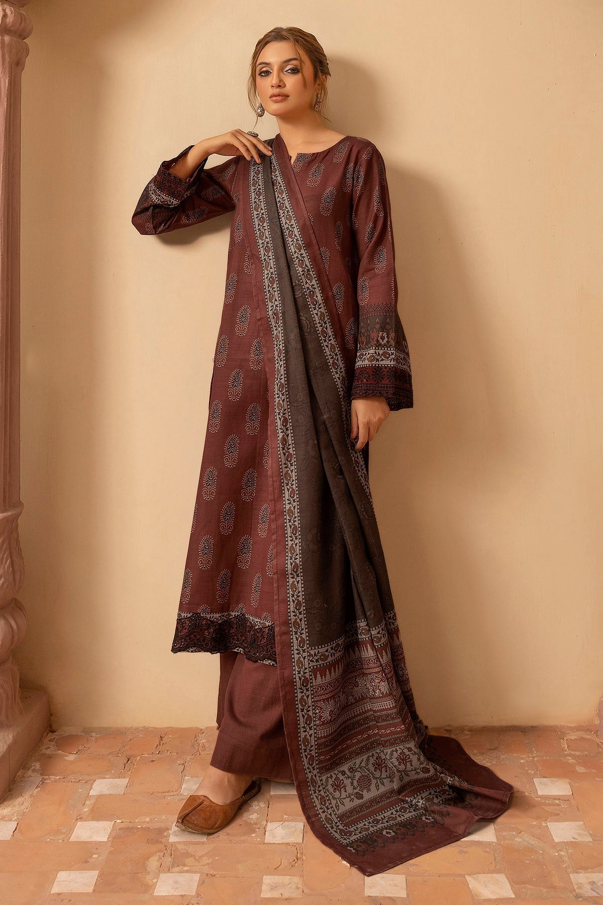 Motifz | Premium Khaddar | 5202-YUMNA
