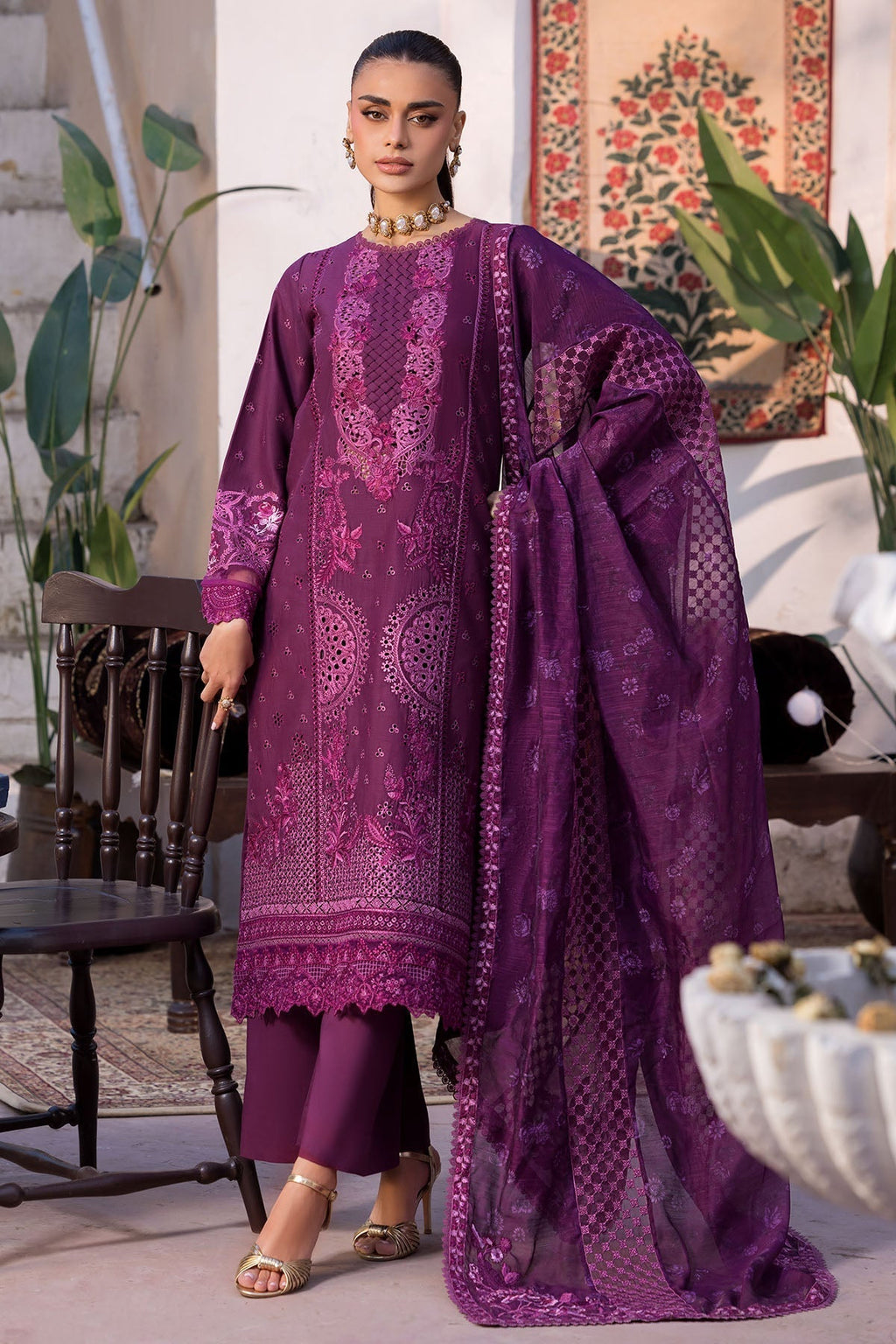 Motifz | Premium Lawn 26 | 5931-CRIMSON