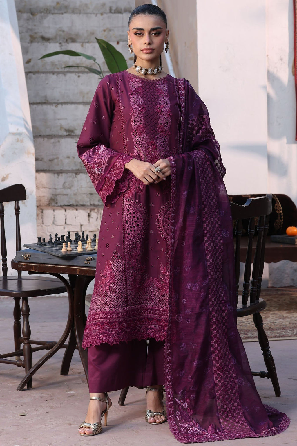 Motifz | Premium Lawn 26 | 5931-CRIMSON