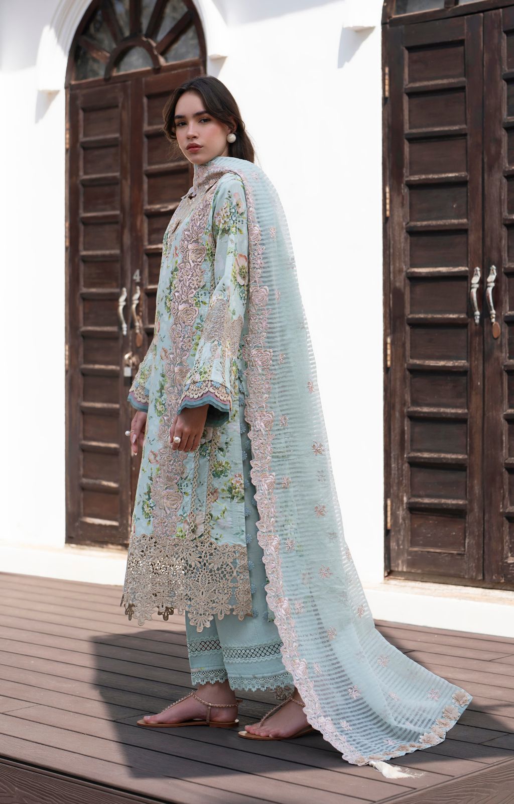 AJR Couture | Printakari Lawn 25 | Myrtle