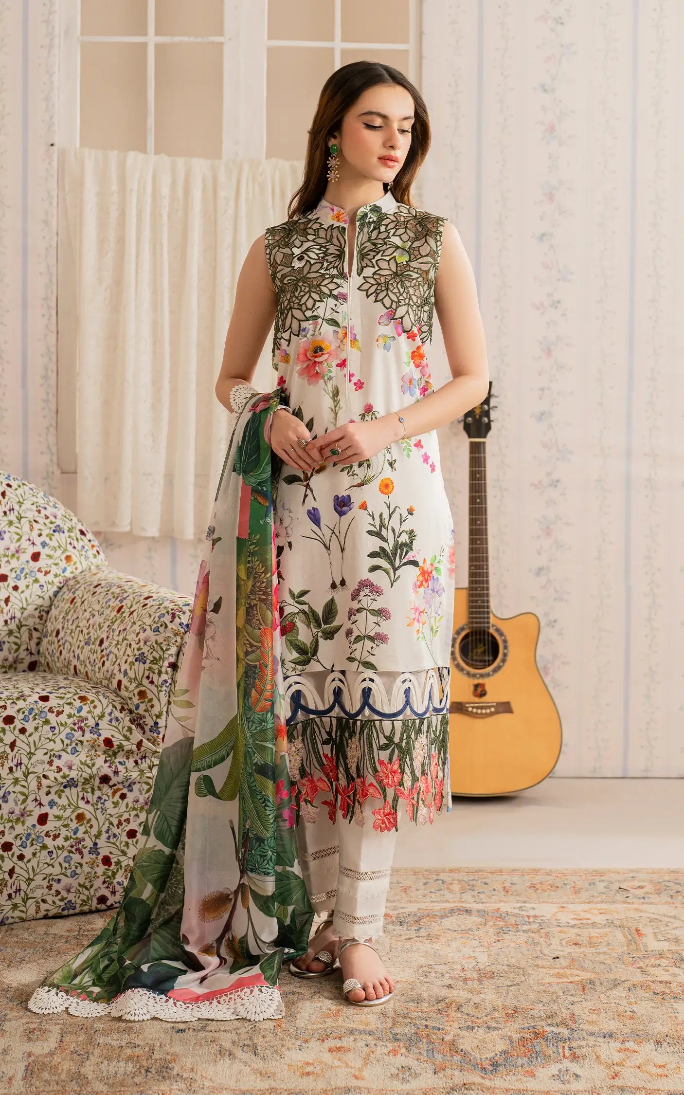 Asifa and Nabeel | Meraki Vintage 25 | Mahgul (MVL25-16) - Riwayat-e-Khas