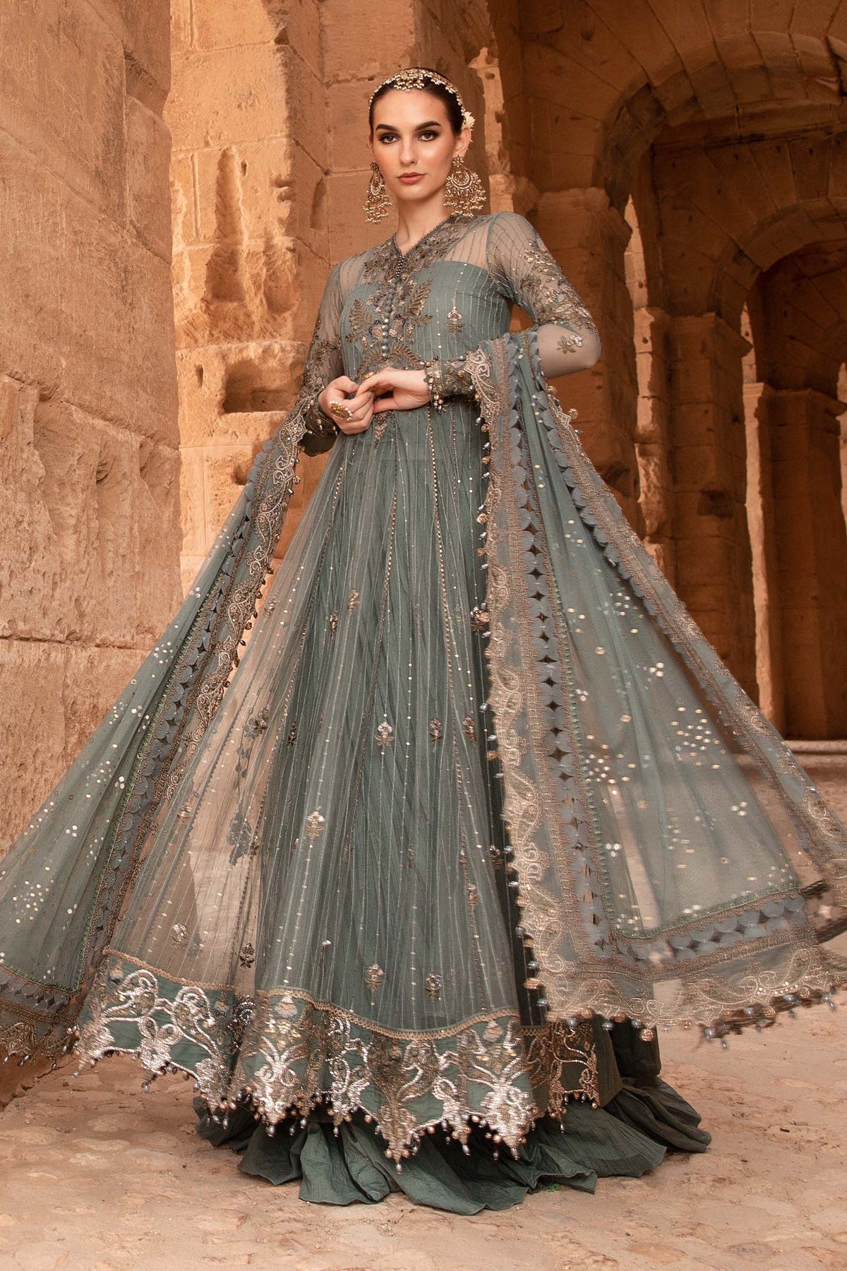 Maria B | Voyage a' Luxe Lawn | D-2403-A - House Of Anaya