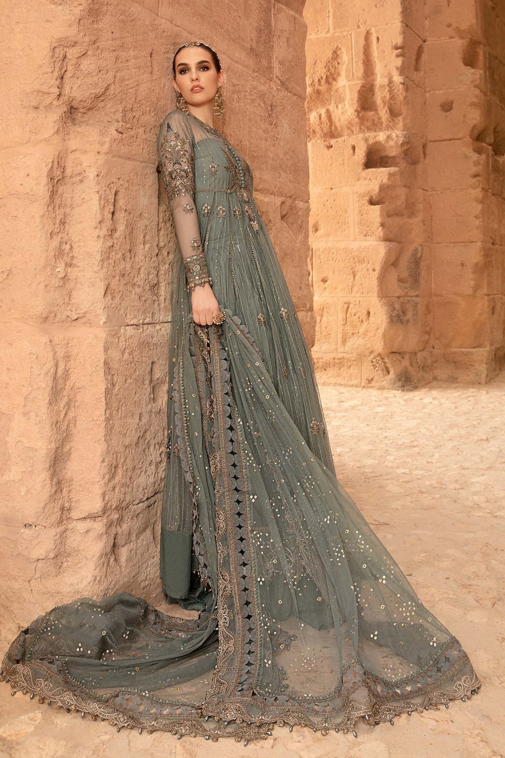 Maria B | Voyage a' Luxe Lawn | D-2403-A - House Of Anaya
