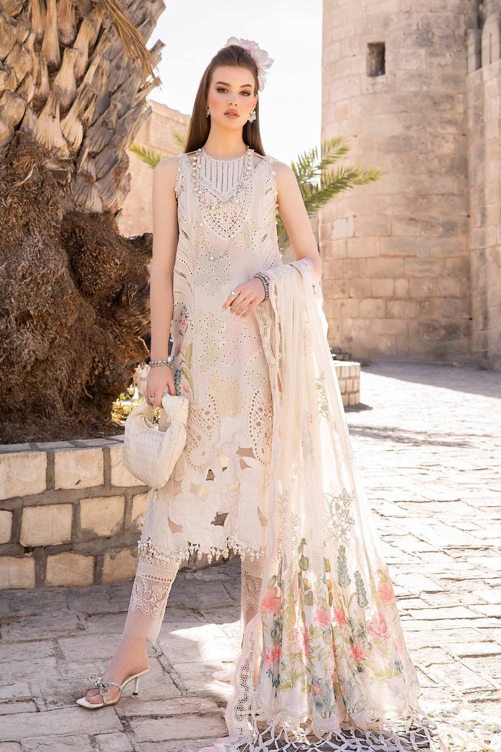 Maria B | Voyage a' Luxe Lawn | D-2407-A - House Of Anaya