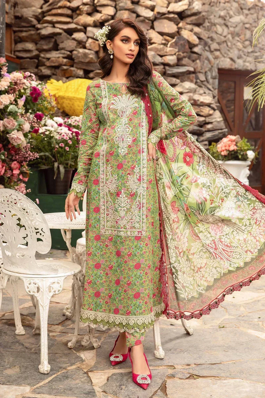 Maria B | M Prints Spring 24 | MPT-2113-B - House Of Anaya
