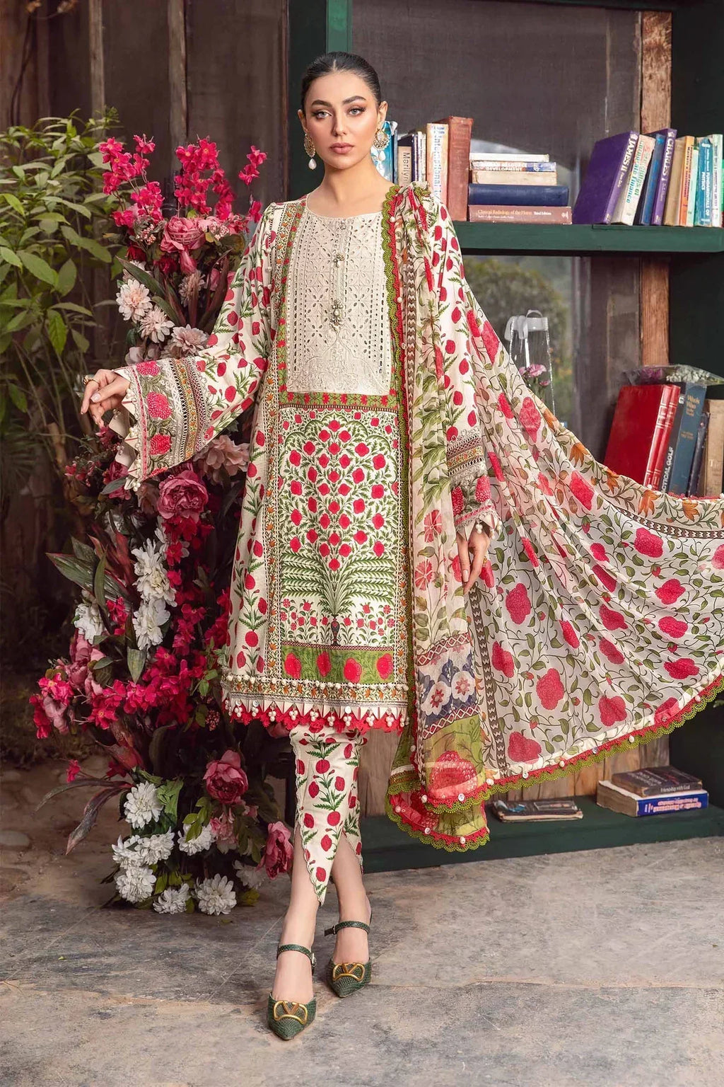 Maria B | M Prints Spring 24 | MPT-2114-A - House Of Anaya