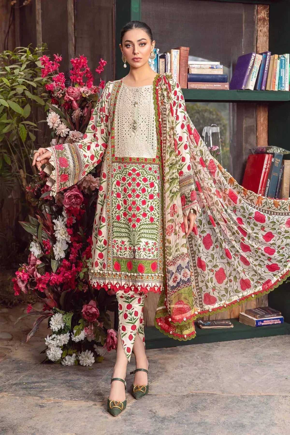 Maria B | M Prints Spring 24 | MPT-2114-A - House Of Anaya