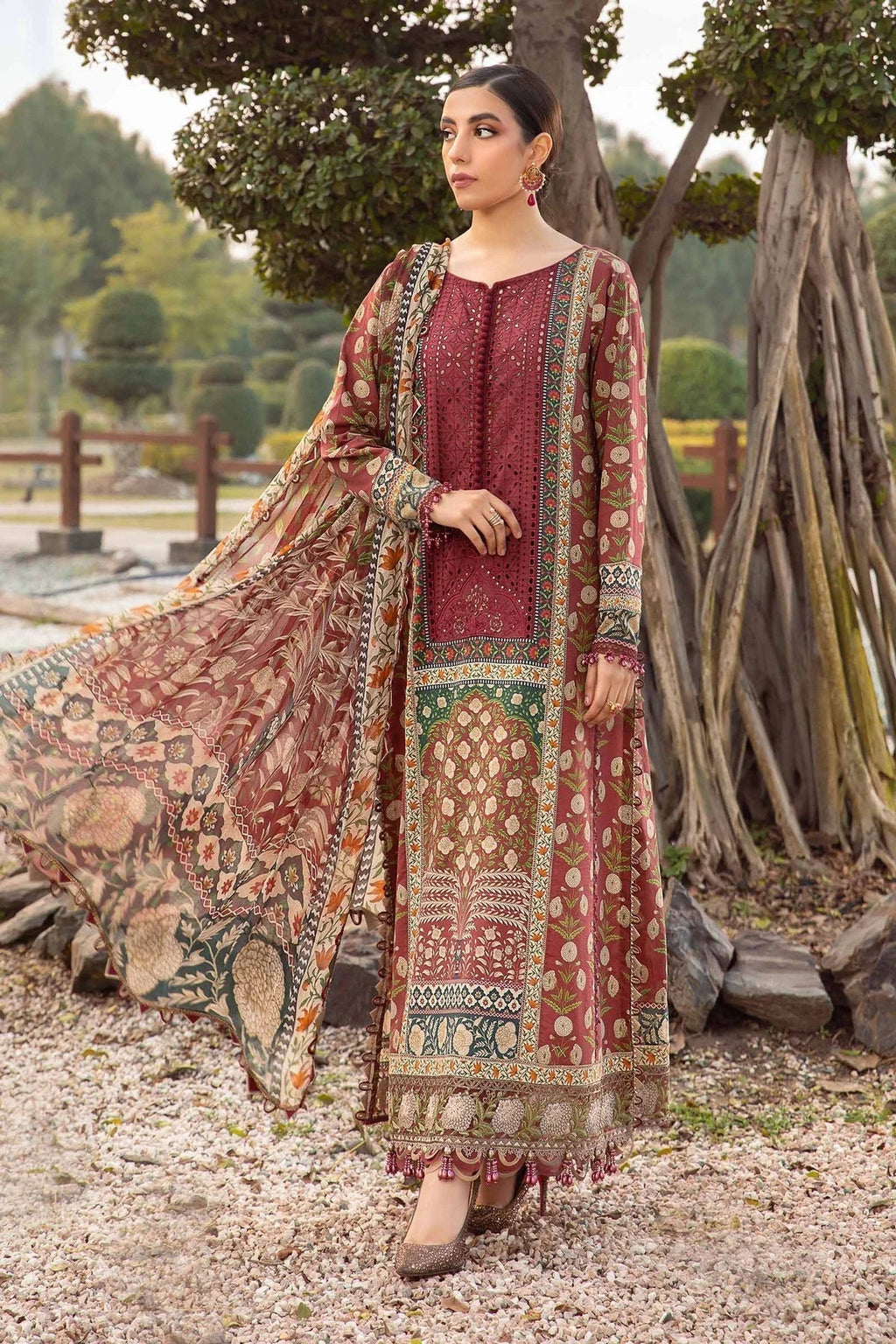Maria B | M Prints Spring 24 | MPT-2114-B - House Of Anaya
