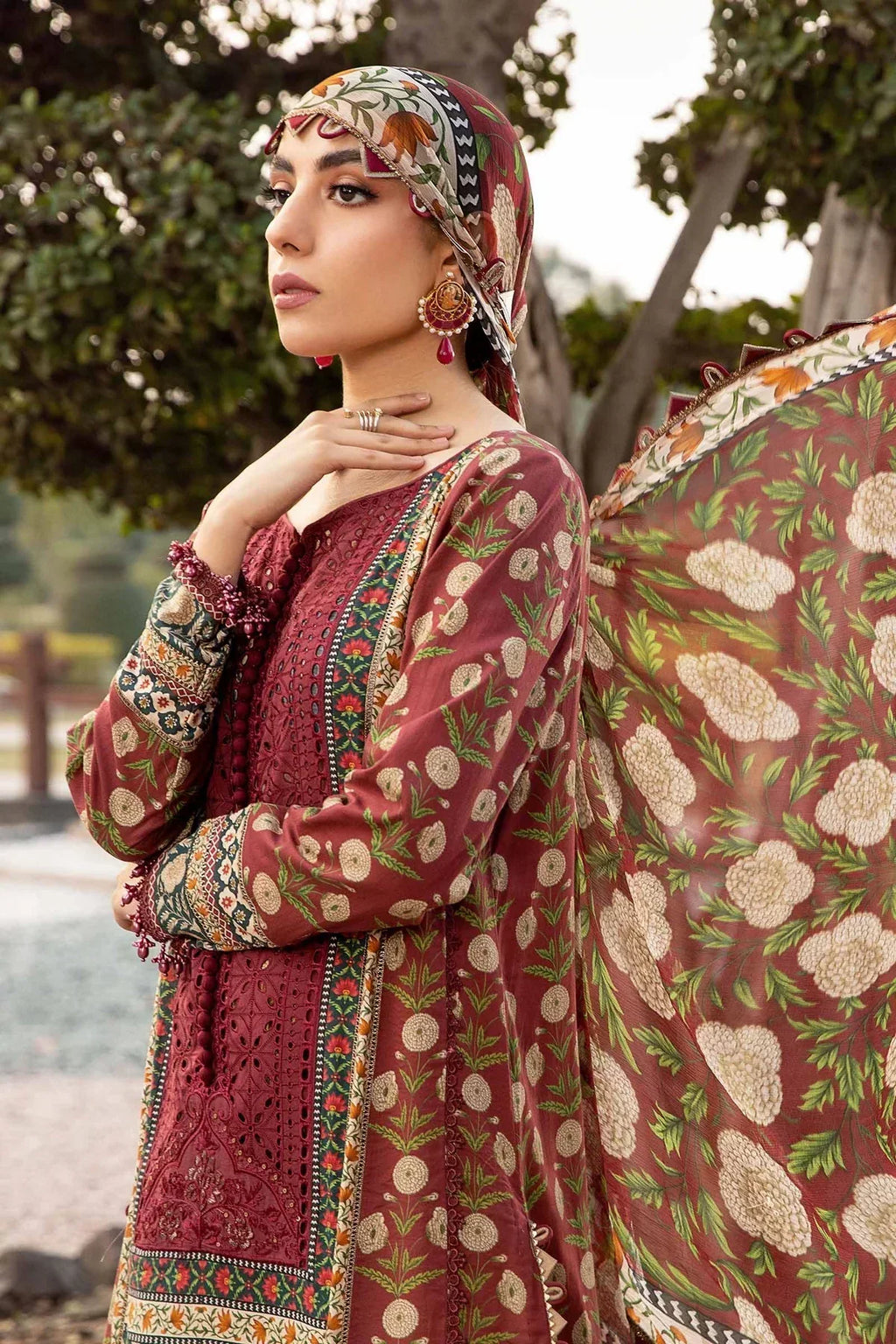 Maria B | M Prints Spring 24 | MPT-2114-B - House Of Anaya