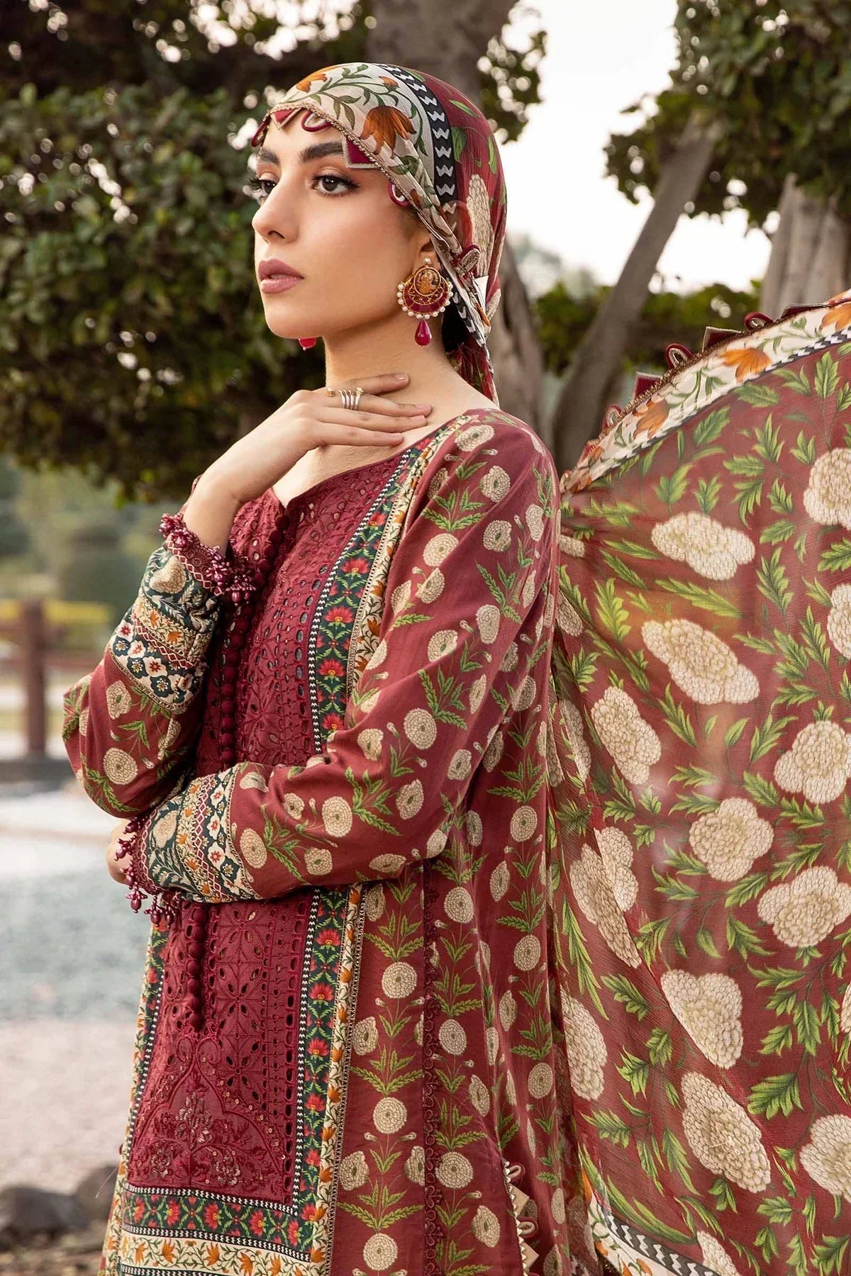 Maria B | M Prints Spring 24 | MPT-2114-B - House Of Anaya
