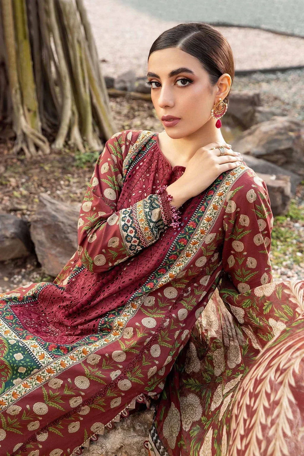 Maria B | M Prints Spring 24 | MPT-2114-B - House Of Anaya
