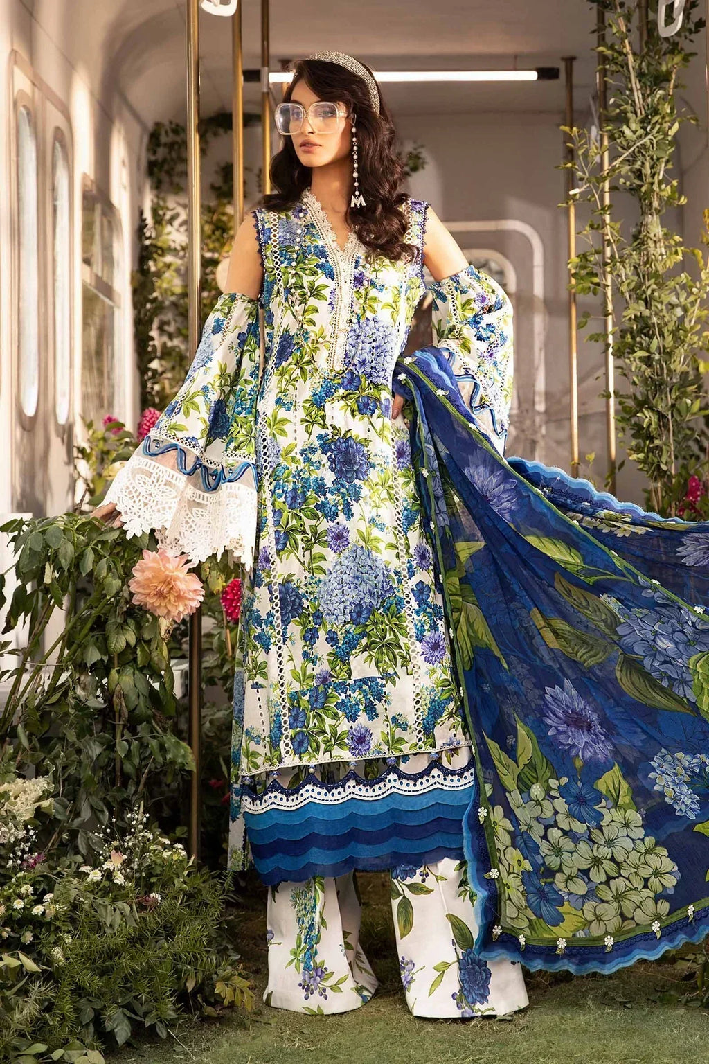 Maria B | M Prints Spring 24 | MPT-2102-B - House Of Anaya