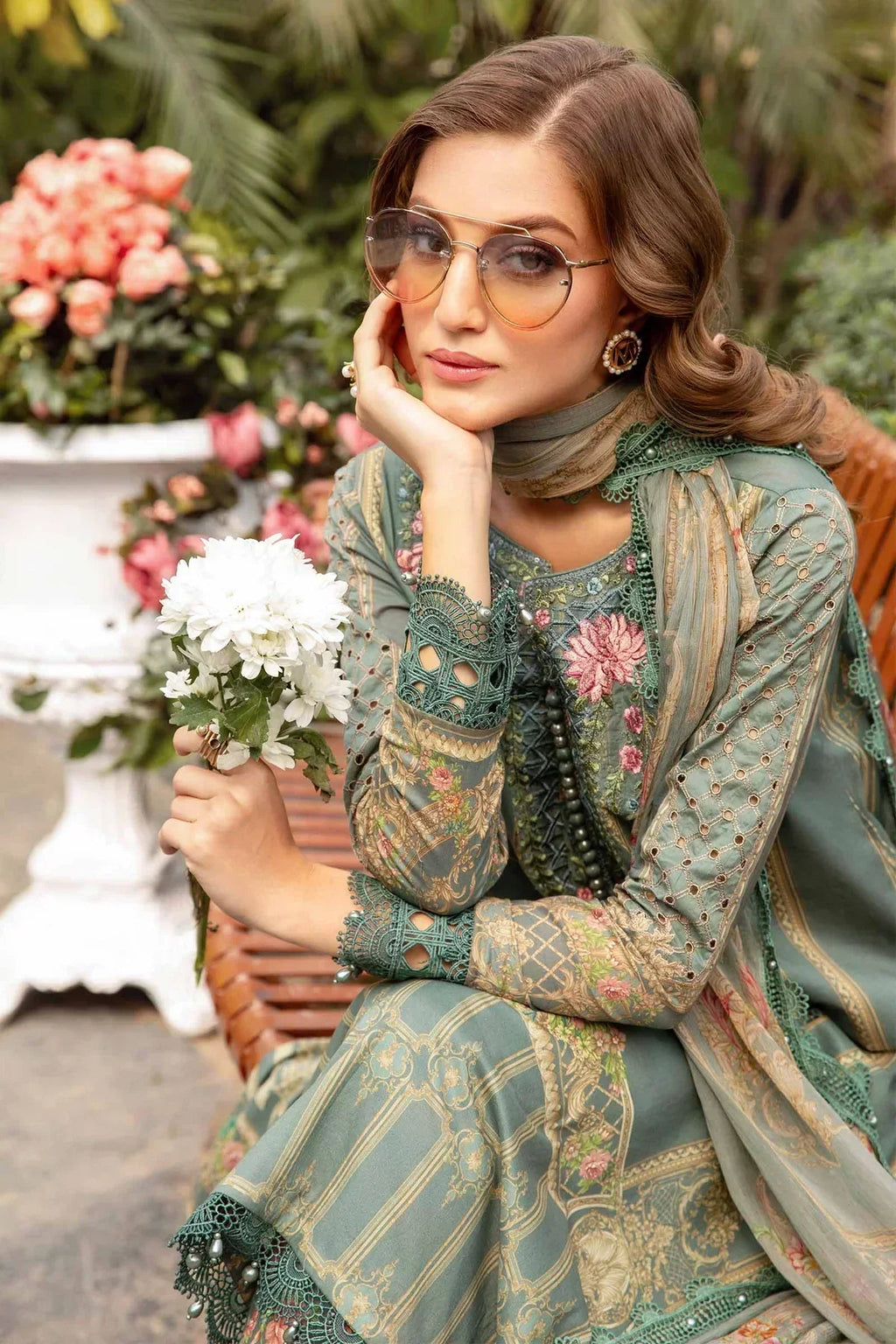 Maria B | M Prints Spring 24 | MPT-2104-B - House Of Anaya