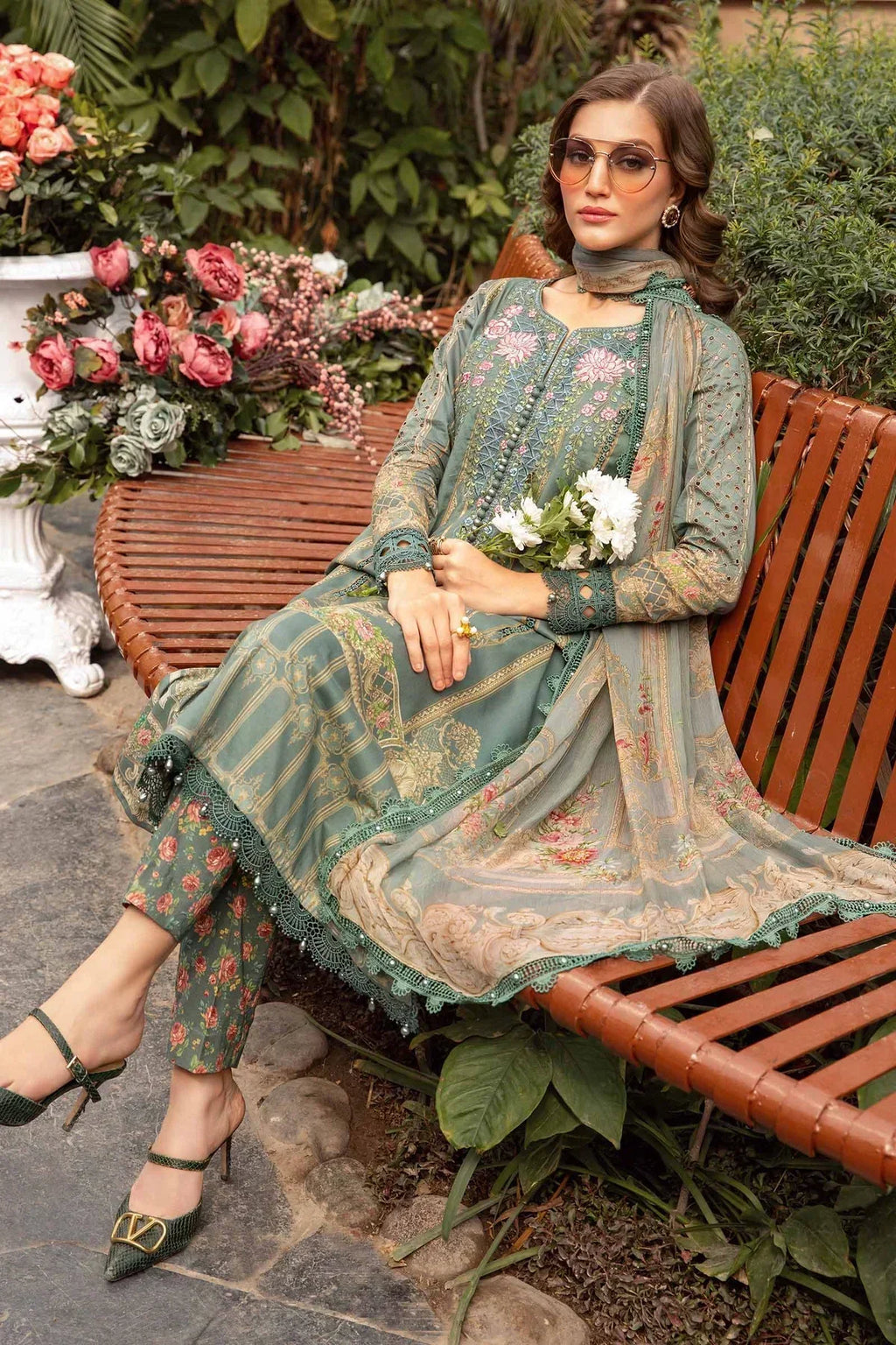 Maria B | M Prints Spring 24 | MPT-2104-B - House Of Anaya