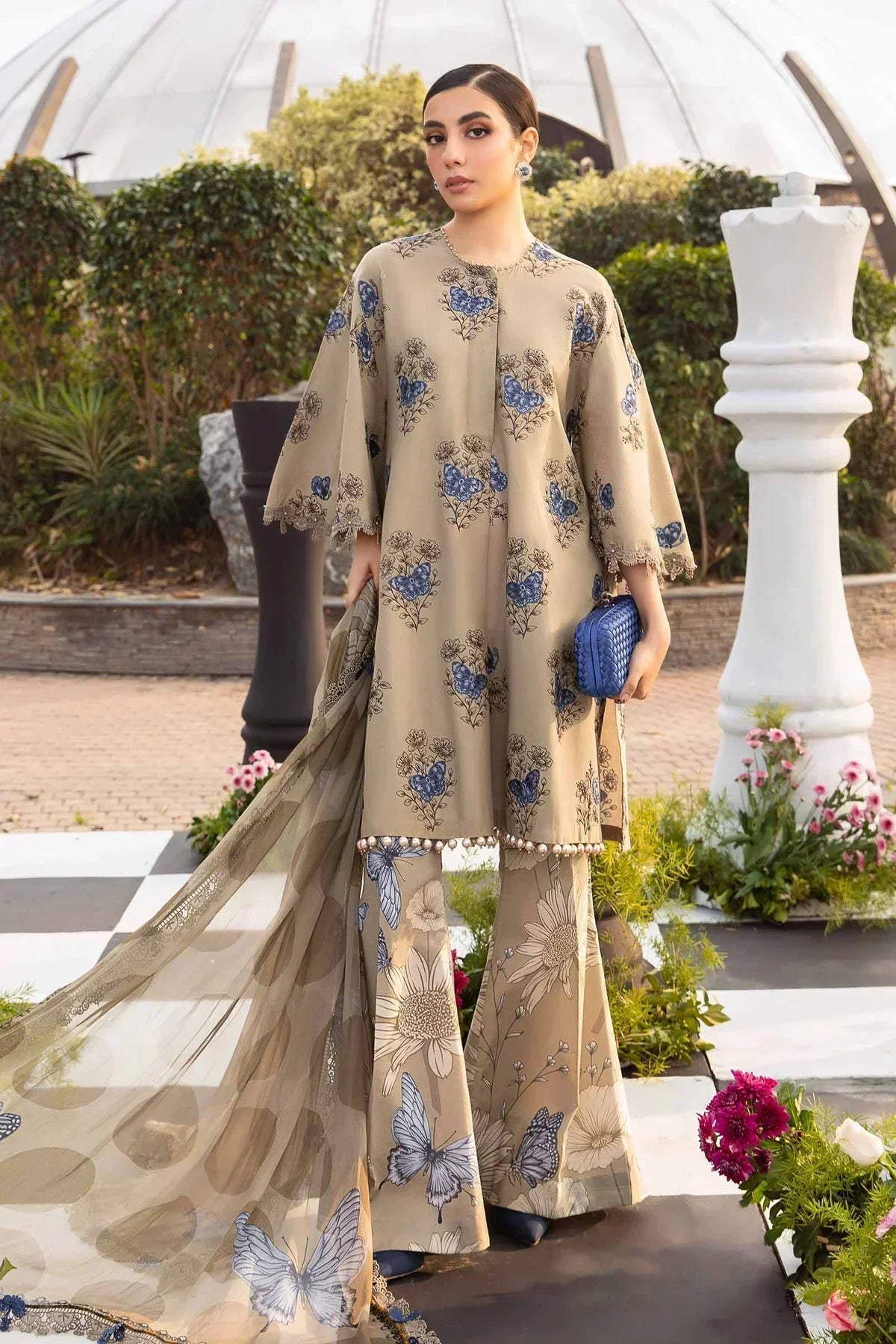 Maria B | M Prints Spring 24 | MPT-2105-B - House Of Anaya