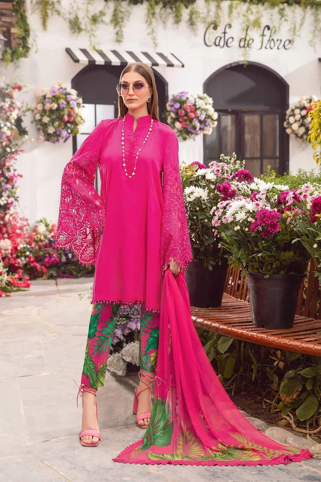 Maria B | M Prints Spring 24 | MPT-2101-B - House Of Anaya