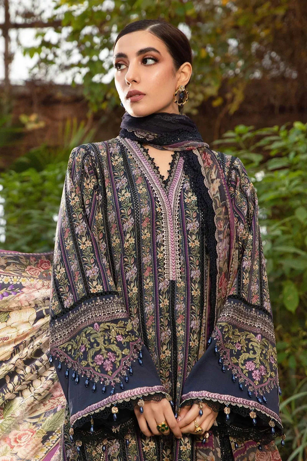 Maria B | M prints Spring 24 | MPT-2107-B - House Of Anaya