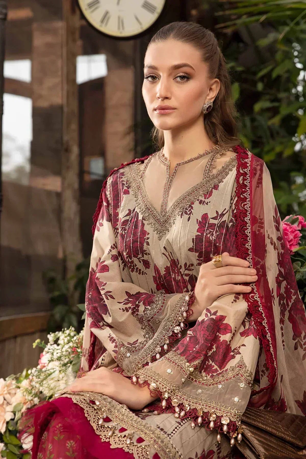 Maria B | M Prints Spring 24 | MPT-2110-A - House Of Anaya
