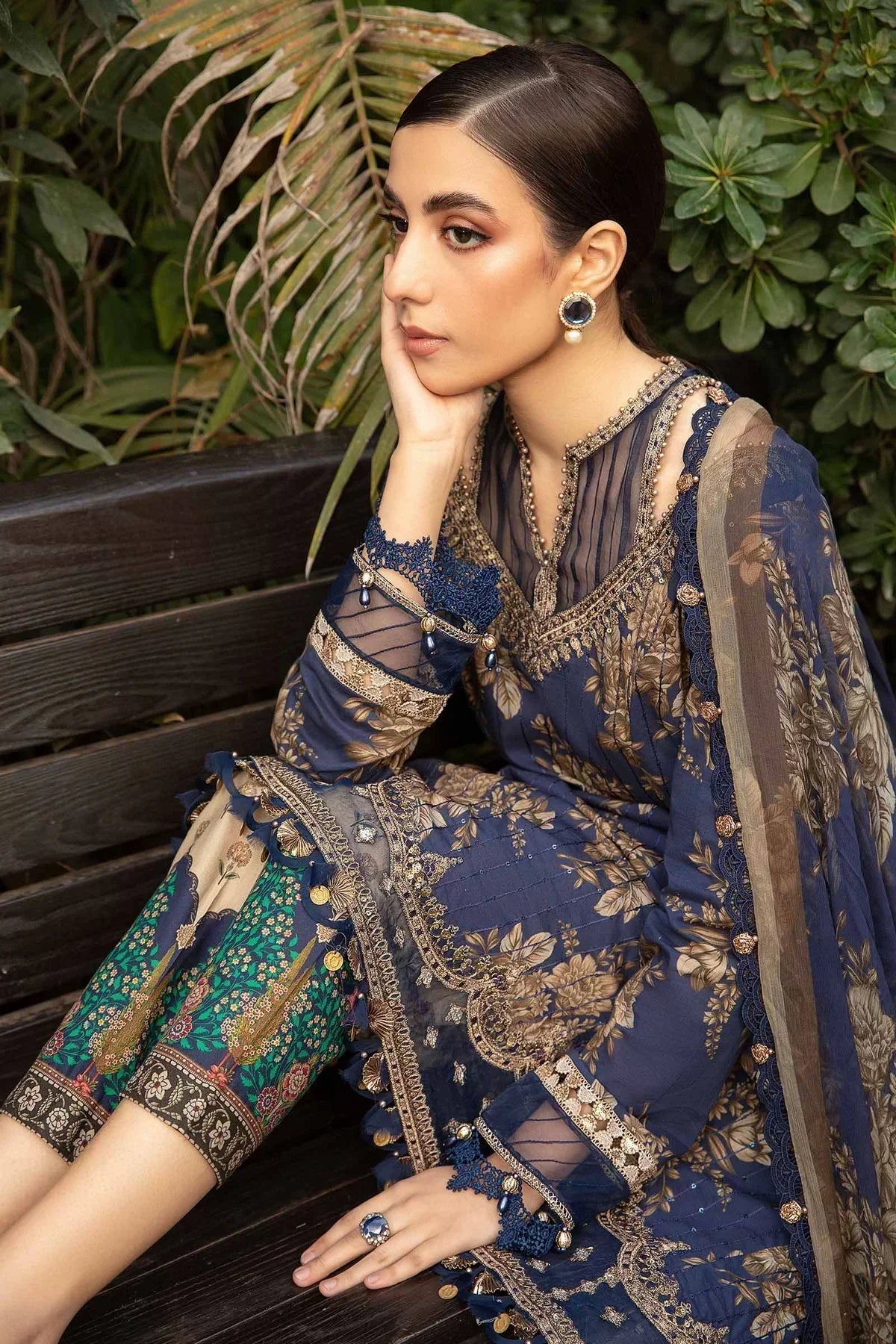 Maria B | M Prints Spring 24 | MPT-2110-B - House Of Anaya