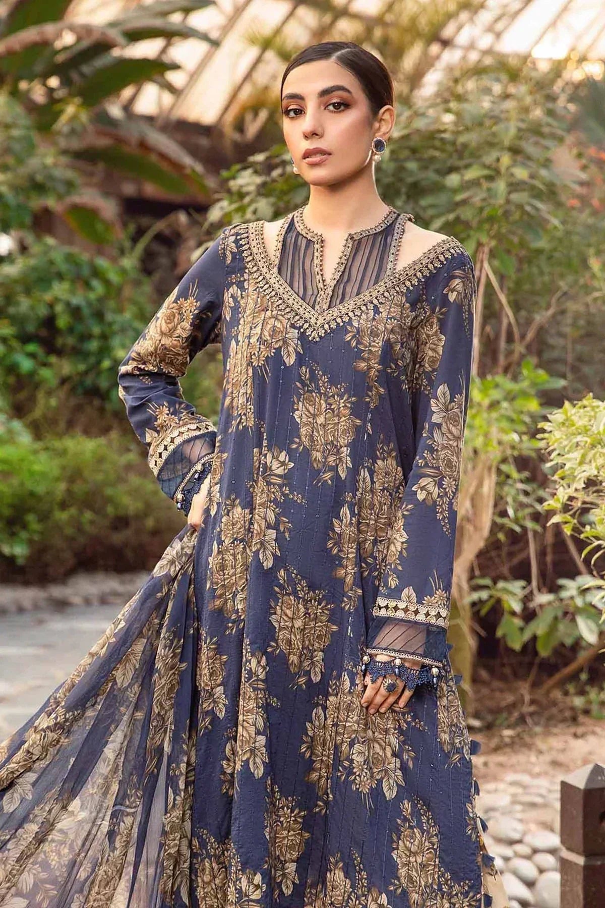 Maria B | M Prints Spring 24 | MPT-2110-B - House Of Anaya