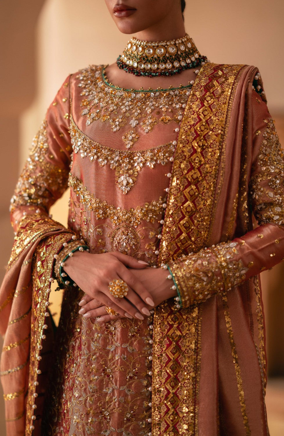Maryum N Maria | Gul Posh Wedding Formals | ZUMANI BEGUM - MS40068 - House Of Anaya