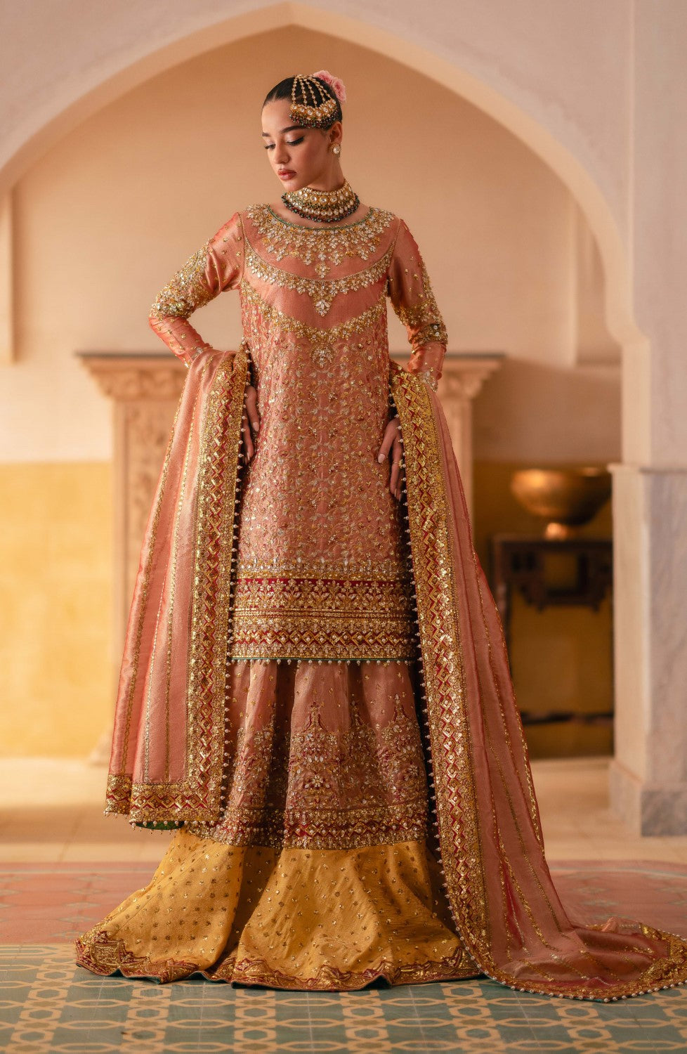 Maryum N Maria | Gul Posh Wedding Formals | ZUMANI BEGUM - MS40068 - House Of Anaya