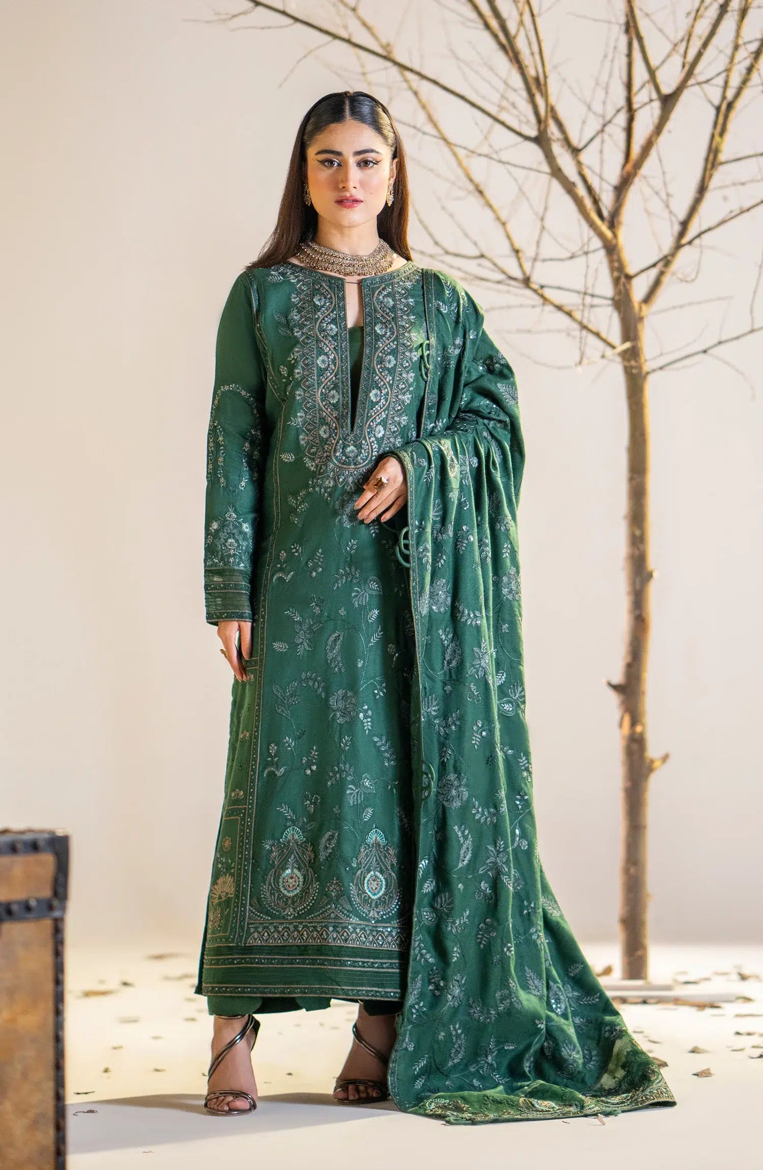 Maryum N Maria | Shehr Bano Winter 23 | JHEEL MW23563 - House Of Anaya