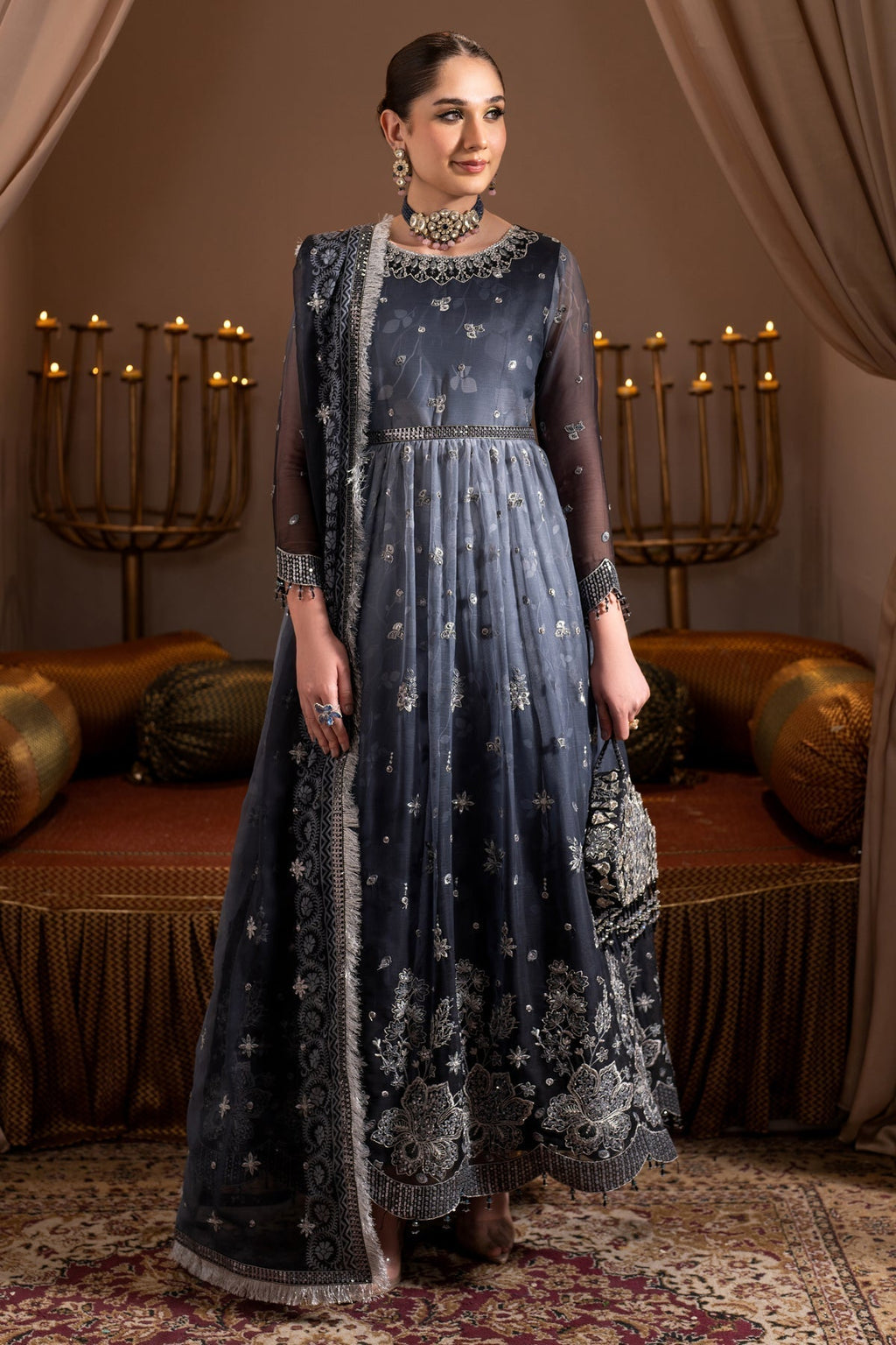 Alizeh | Jhalak Formals | AF-JHLK-08-MASTANI - House Of Anaya